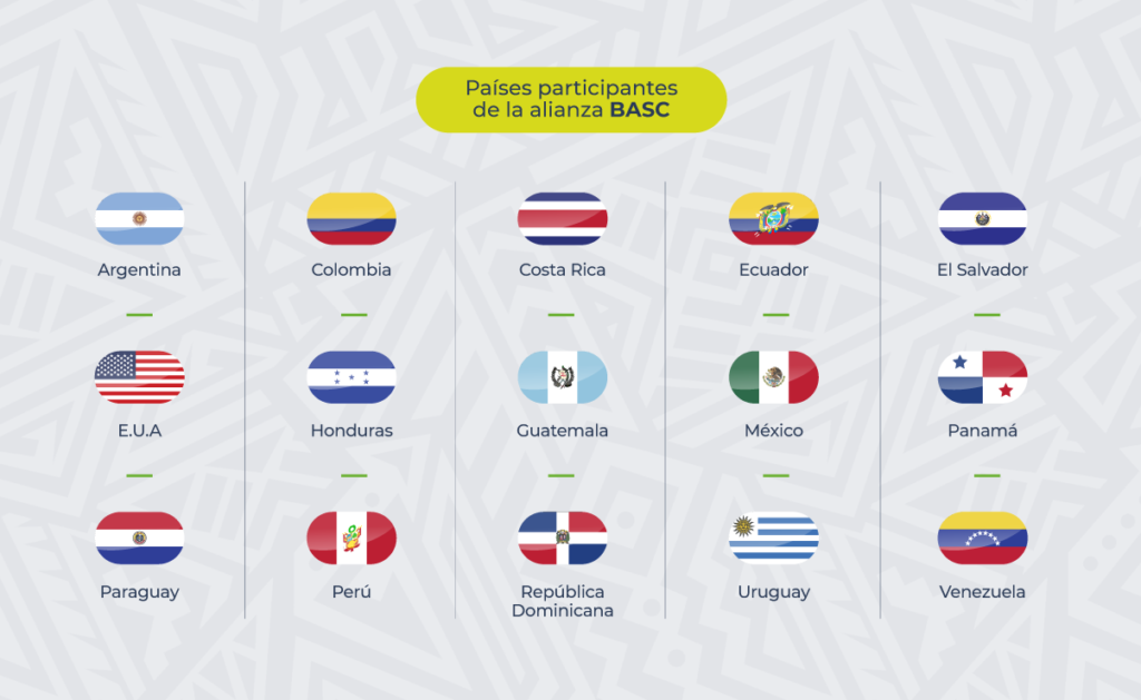 15 países son parte de la BASC