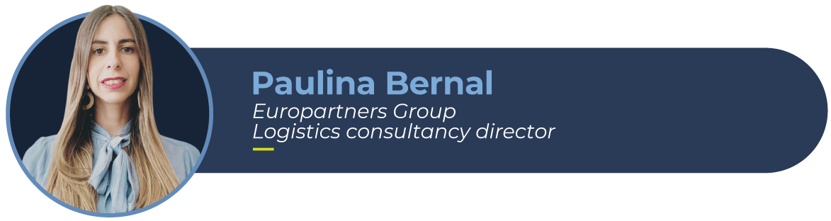 Picture fo Paulina Bernal, Europartner Group's director of logistics consultancy