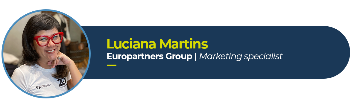 Picture of Luciana Martins, Europartners Group content marketing specialist and one of the authors of this article about the importance if a critical cargo freight forwarder.